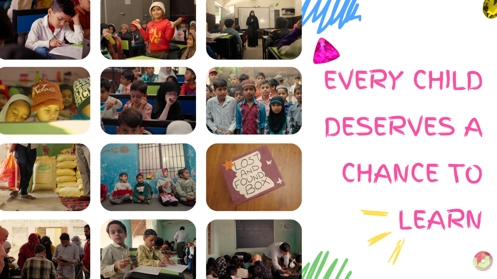 Through structured education, community support, and awareness programs, we help children grow with confidence and opportunity.